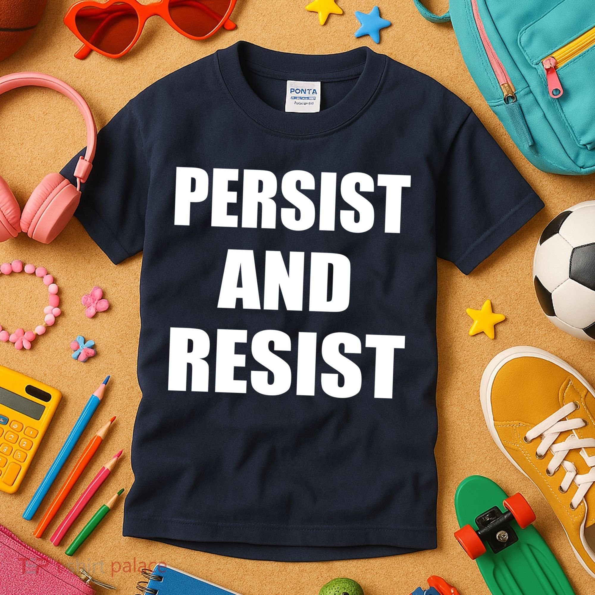 Persist And Resist Kids T-Shirt