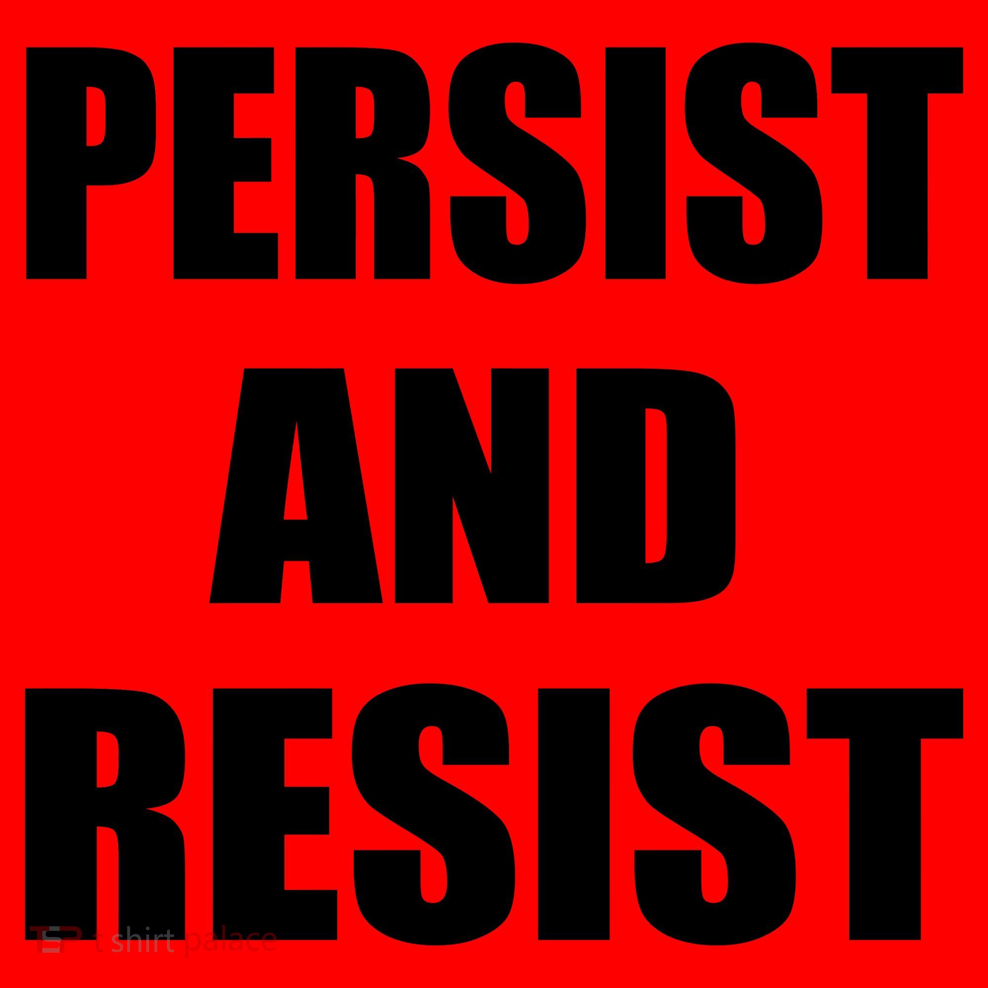 Persist And Resist Santa Hat
