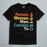Person Woman Man Camera TV Donald Trump Cognitive Test T-Shirt thumb 5