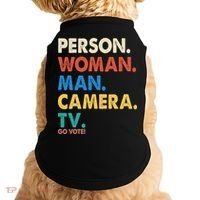 Person Woman Man Camera TV Go Vote Doggie Tank thumb 0