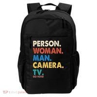 Person Woman Man Camera TV Go Vote Backpack thumb 0