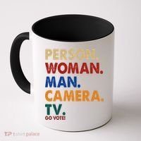 Person Woman Man Camera TV Go Vote Coffee Mug thumb 0