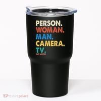 Person Woman Man Camera TV Go Vote Tumbler thumb 0