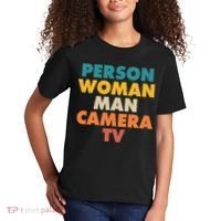 Person Woman Man Camera TV Trump Cognitive Test Kids T-Shirt thumb 2