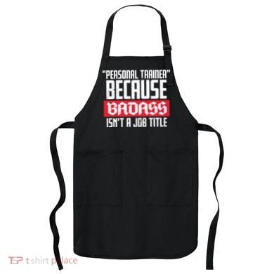 Personal Trainer Job Title Apron