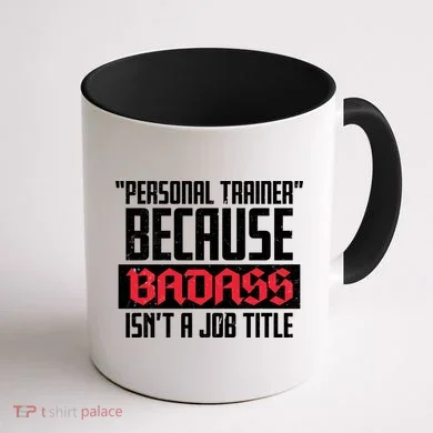 Personal Trainer Job Title Coffee Mug back