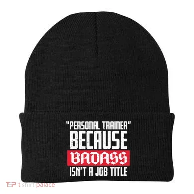 Personal Trainer Job Title Beanie
