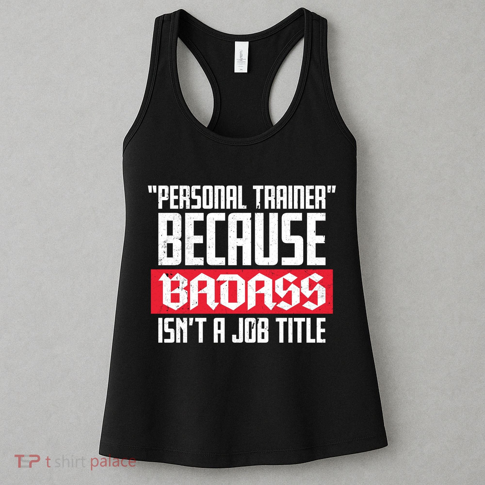Personal Trainer Job Title Women's Tank Top