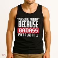 Personal Trainer Job Title Tank Top thumb 3