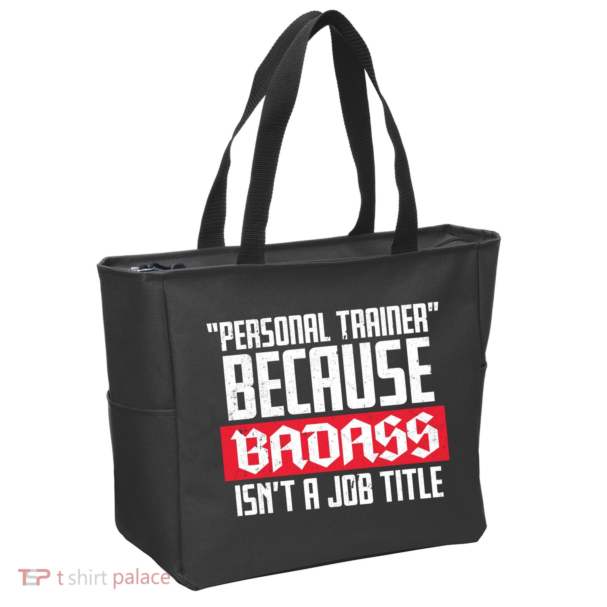 Personal Trainer Job Title Tote Bag