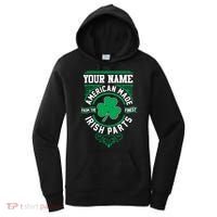 Personalize American Made Irish Parts St Patrick's Day Women's Hoodie thumb 0
