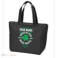 Personalize American Made Irish Parts St Patrick's Day Tote Bag thumb 3