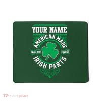 Personalize American Made Irish Parts St Patrick's Day Mousepad thumb 0