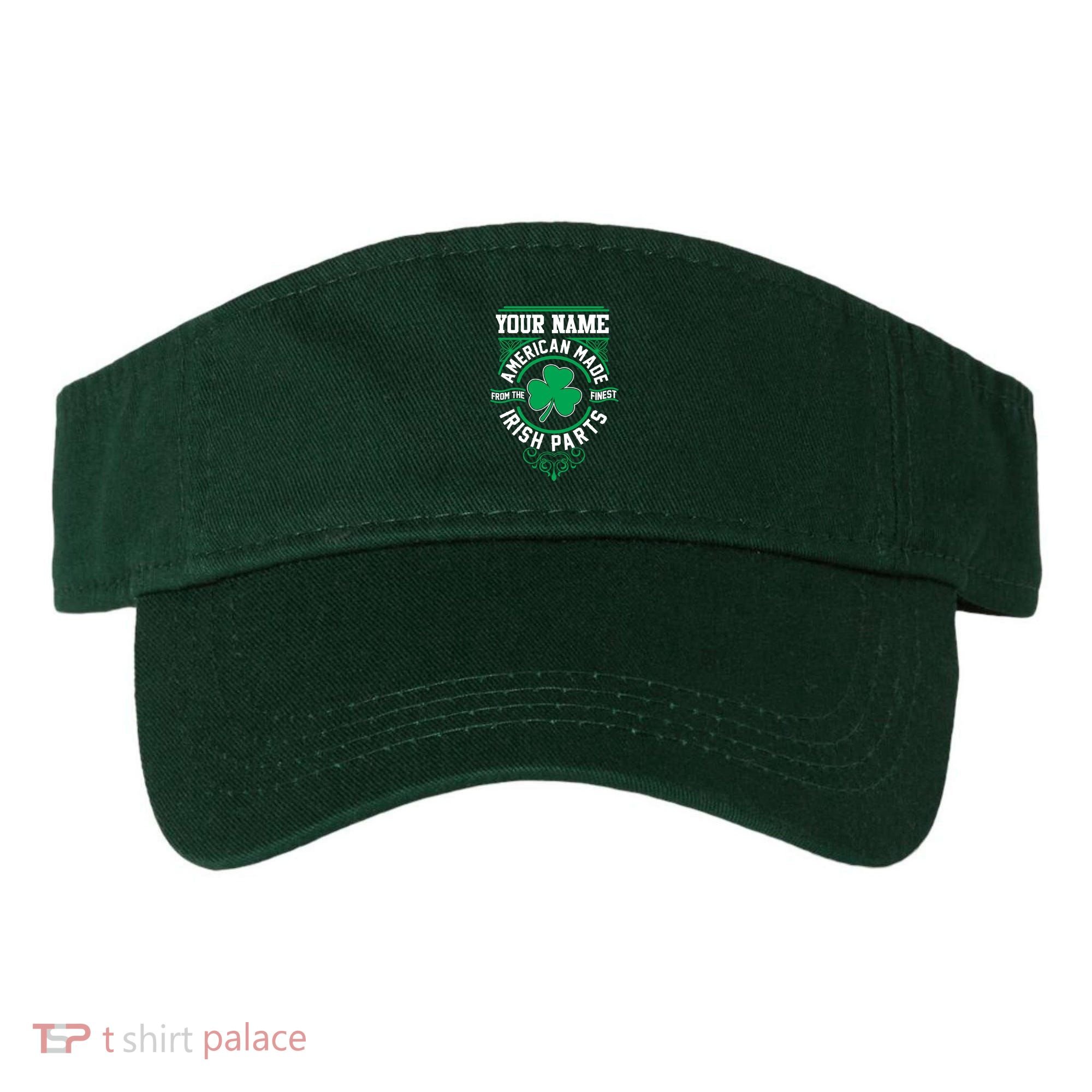 Personalize American Made Irish Parts St Patrick's Day Visor