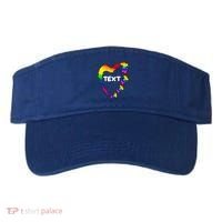 Personalize Autism Heart Custom Text Visor thumb 0