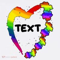 Personalize Autism Heart Custom Text Garment-Dyed Sweatshirt thumb 2