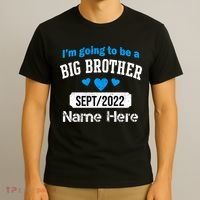 Personalize Big Brother Custom Date And Name T-Shirt thumb 3