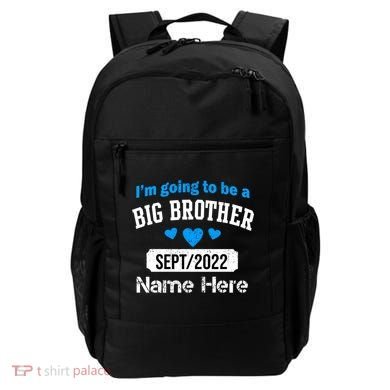 Personalize Big Brother Custom Date And Name Backpack