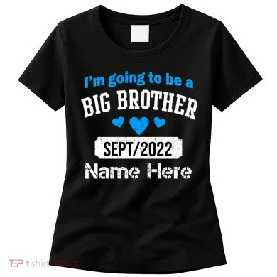Personalize Big Brother Custom Date And Name Women's T-Shirt