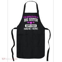 Personalize Big Sister Est Custom Year And Name  Apron thumb 0