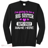 Personalize Big Sister Est Custom Year And Name  Sweatshirt thumb 0