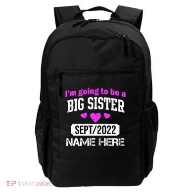 Personalize Big Sister Est Custom Year And Name  Backpack