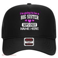 Personalize Big Sister Est Custom Year And Name  Hat thumb 0