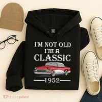 Personalize Birthday Year I'm not Old I'm a Classic Car Hoodie thumb 4