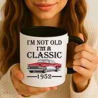 Personalize Birthday Year I'm not Old I'm a Classic Car Coffee Mug thumb 3