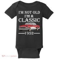 Personalize Birthday Year I'm not Old I'm a Classic Car Baby Bodysuit thumb 0