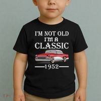 Personalize Birthday Year I'm not Old I'm a Classic Car Toddler T-Shirt thumb 2