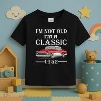 Personalize Birthday Year I'm not Old I'm a Classic Car Toddler T-Shirt thumb 3