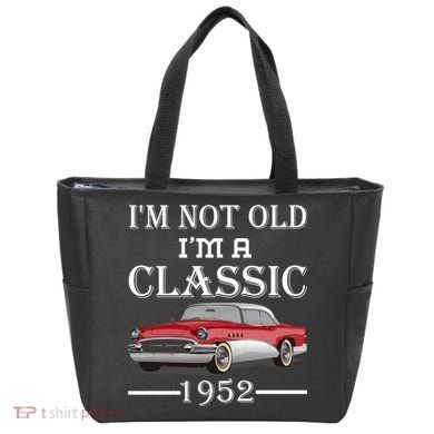 Personalize Birthday Year I'm not Old I'm a Classic Car Tote Bag