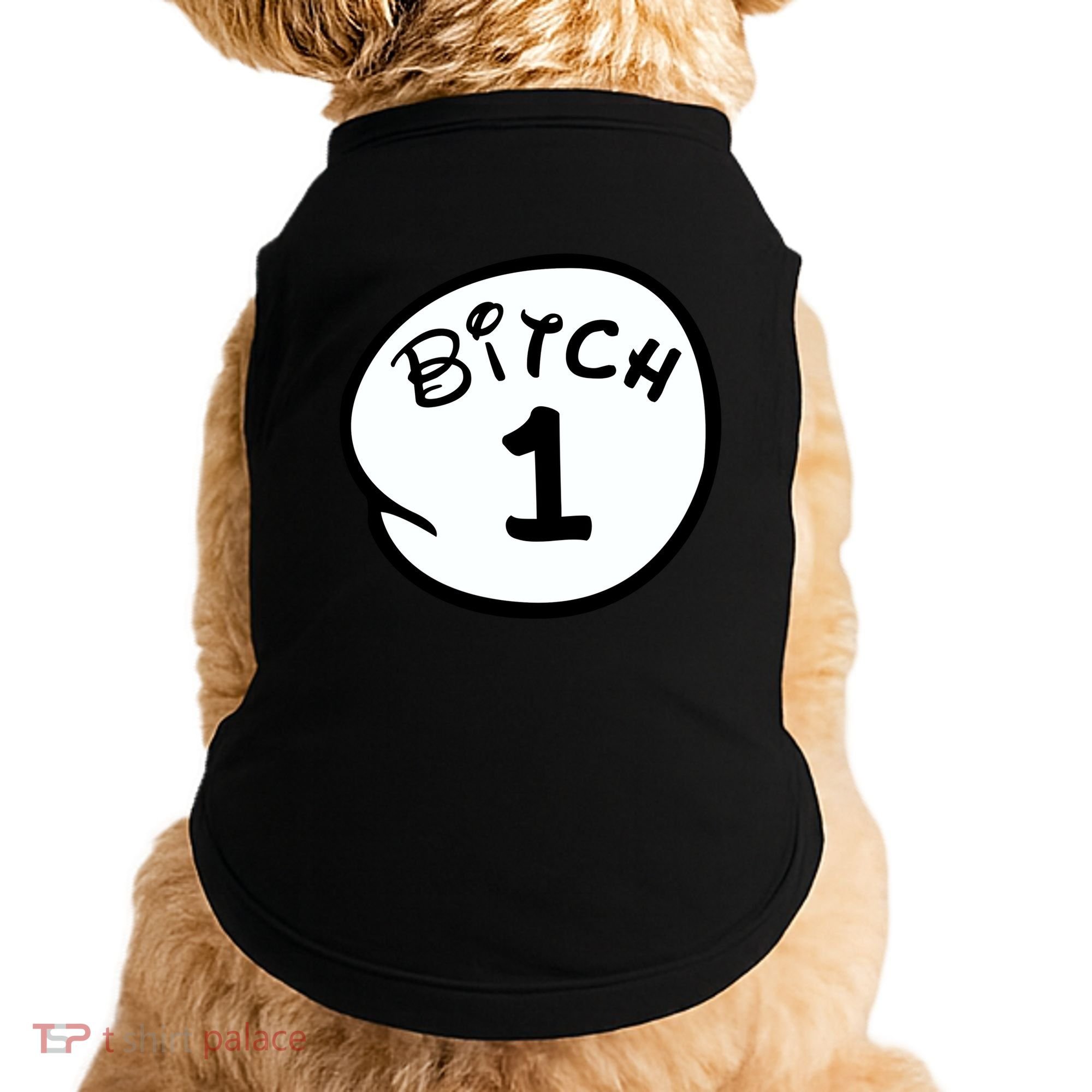 Personalize Bitch 1 2 3 4 5 Custom Number Doggie Tank