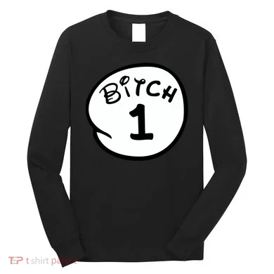 Personalize Bitch 1 2 3 4 5 Custom Number Long Sleeve Shirt