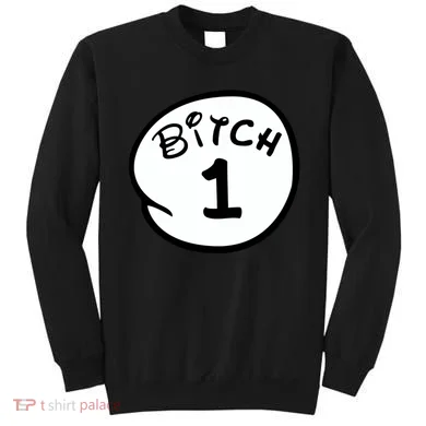 Personalize Bitch 1 2 3 4 5 Custom Number Sweatshirt