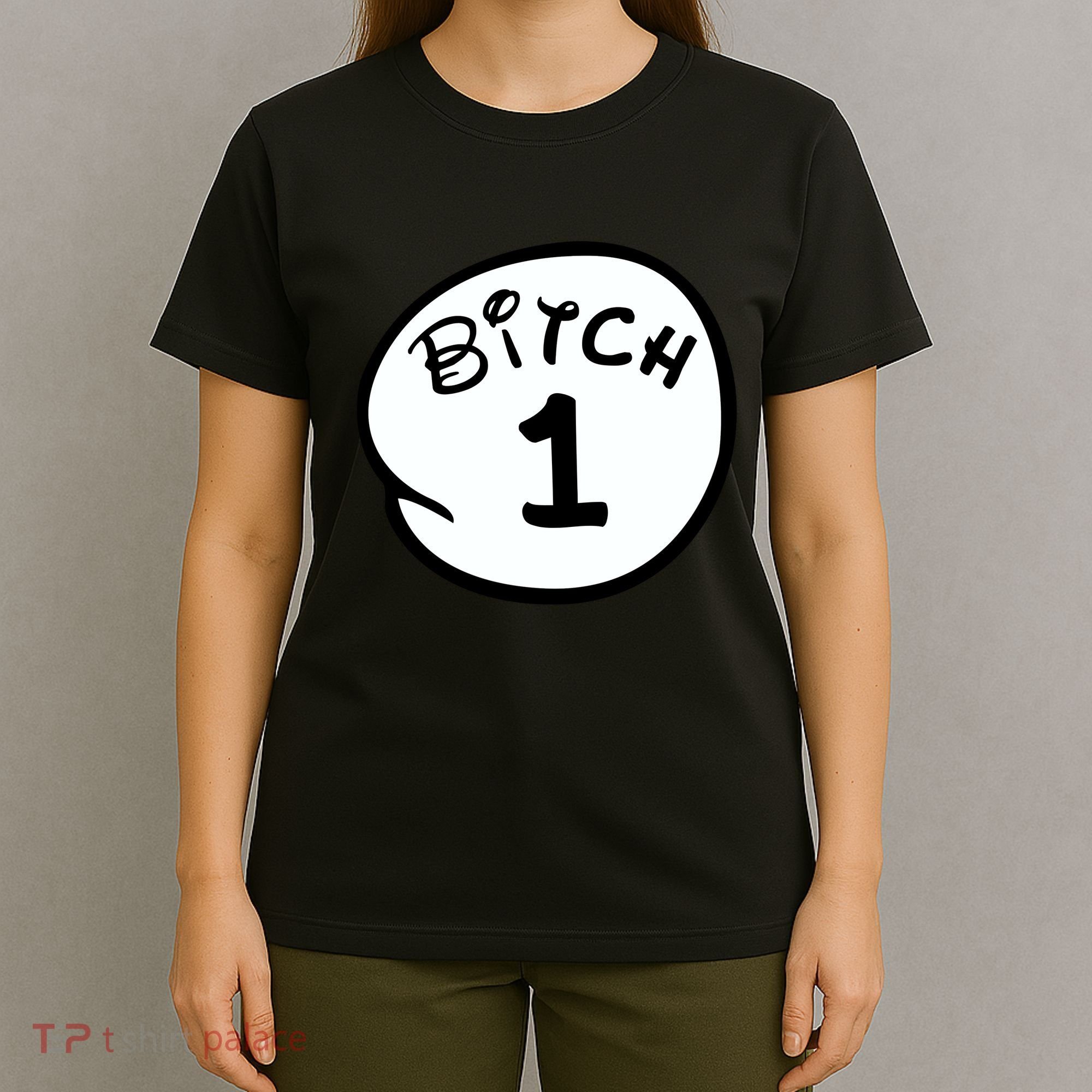 Personalize Bitch 1 2 3 4 5 Custom Number T-Shirt