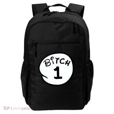 Personalize Bitch 1 2 3 4 5 Custom Number Backpack