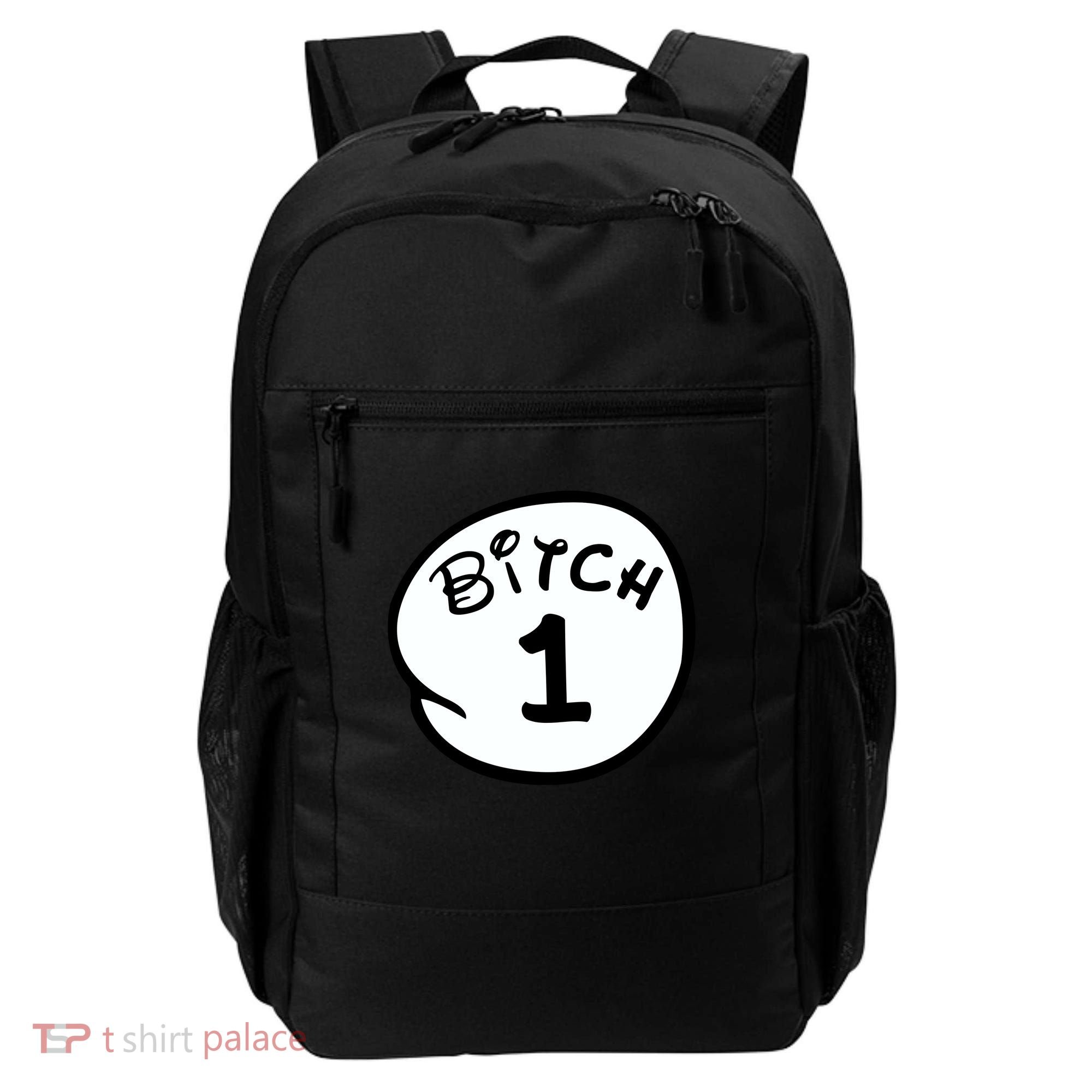 Personalize Bitch 1 2 3 4 5 Custom Number Backpack