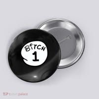 Personalize Bitch 1 2 3 4 5 Custom Number Button thumb 0