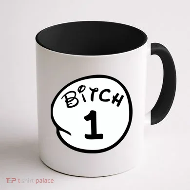 Personalize Bitch 1 2 3 4 5 Custom Number Coffee Mug back