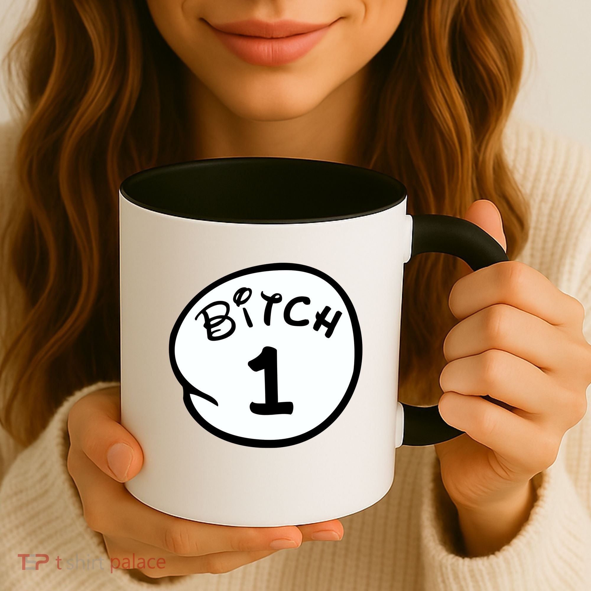 Personalize Bitch 1 2 3 4 5 Custom Number Coffee Mug