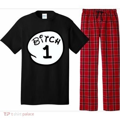 Personalize Bitch 1 2 3 4 5 Custom Number Pajama Set