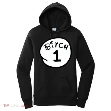 Personalize Bitch 1 2 3 4 5 Custom Number Women's Hoodie