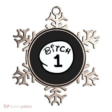 Personalize Bitch 1 2 3 4 5 Custom Number Ornament