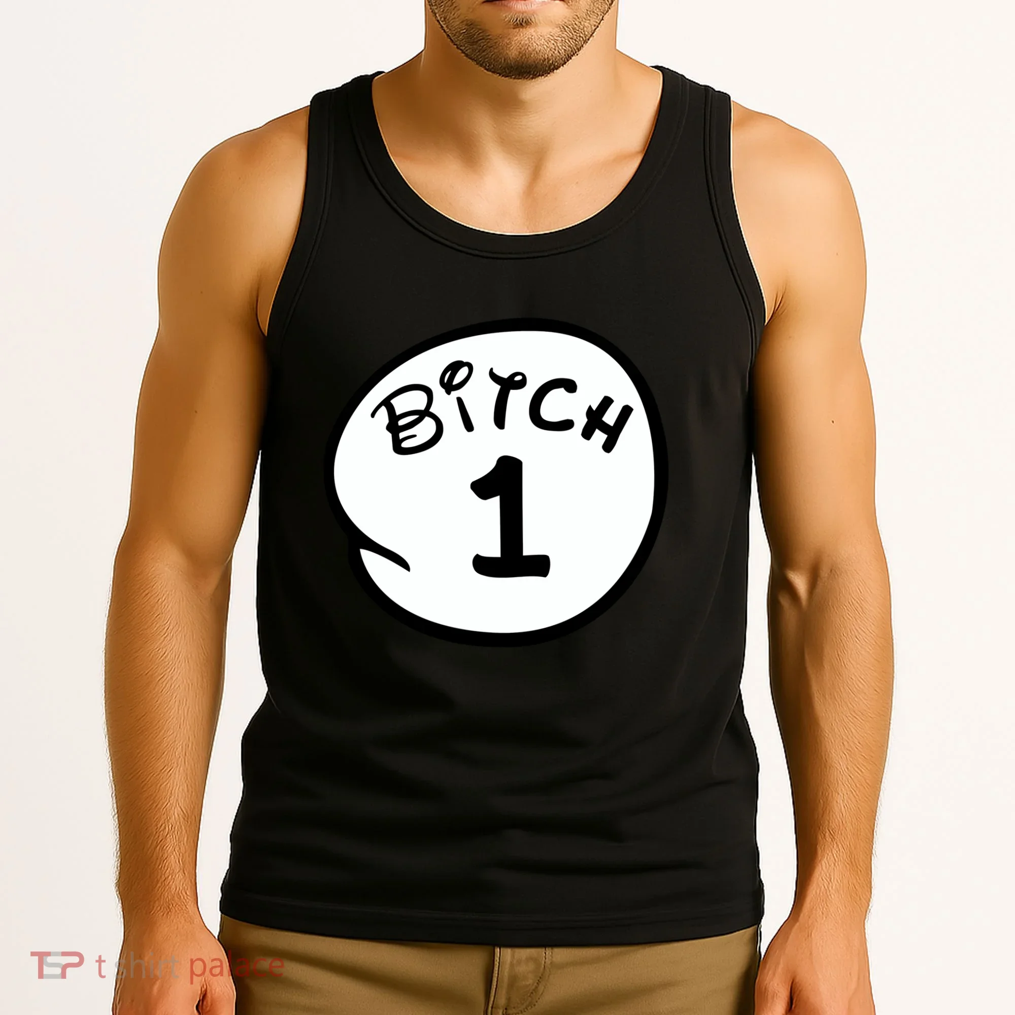 Personalize Bitch 1 2 3 4 5 Custom Number Tank Top