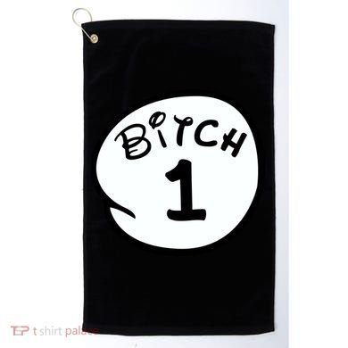 Personalize Bitch 1 2 3 4 5 Custom Number Golf Towel