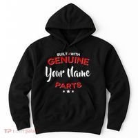 Personalize Built With Genuine Parts Custom Name Hoodie thumb 0