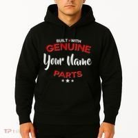 Personalize Built With Genuine Parts Custom Name Hoodie thumb 2