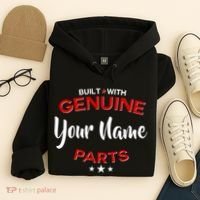 Personalize Built With Genuine Parts Custom Name Hoodie thumb 4
